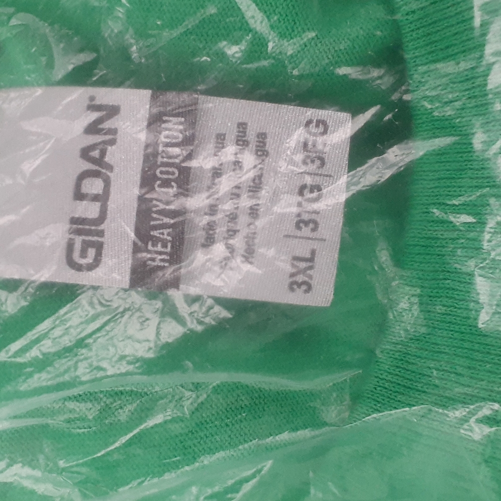 NEW 3 Heavy Cotton MENS T-SHIRTS sz 3XL-4XL LONG Sleeves Green khaki Olive Green - Picture 5 of 11